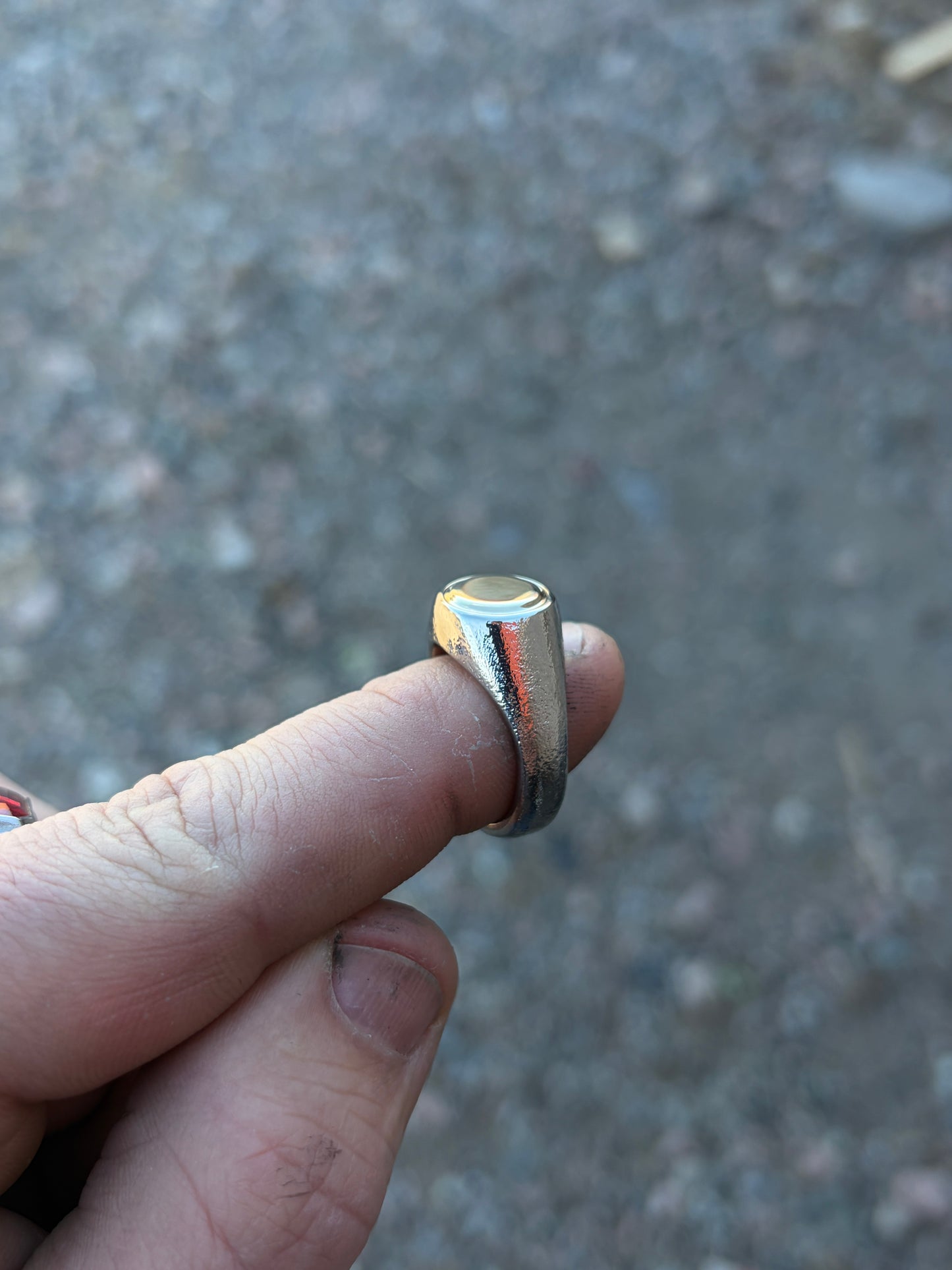 Titanium x Bronze Signet