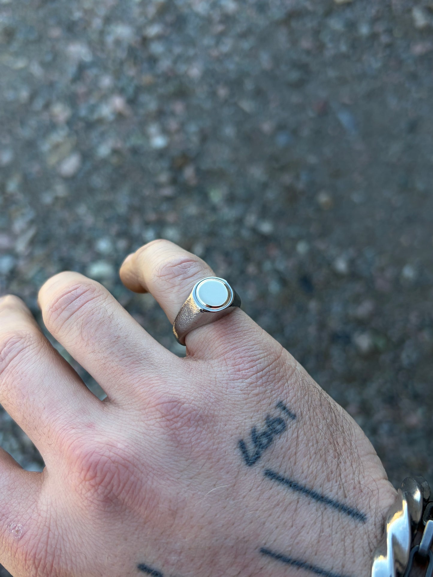Titanium x Bronze Signet