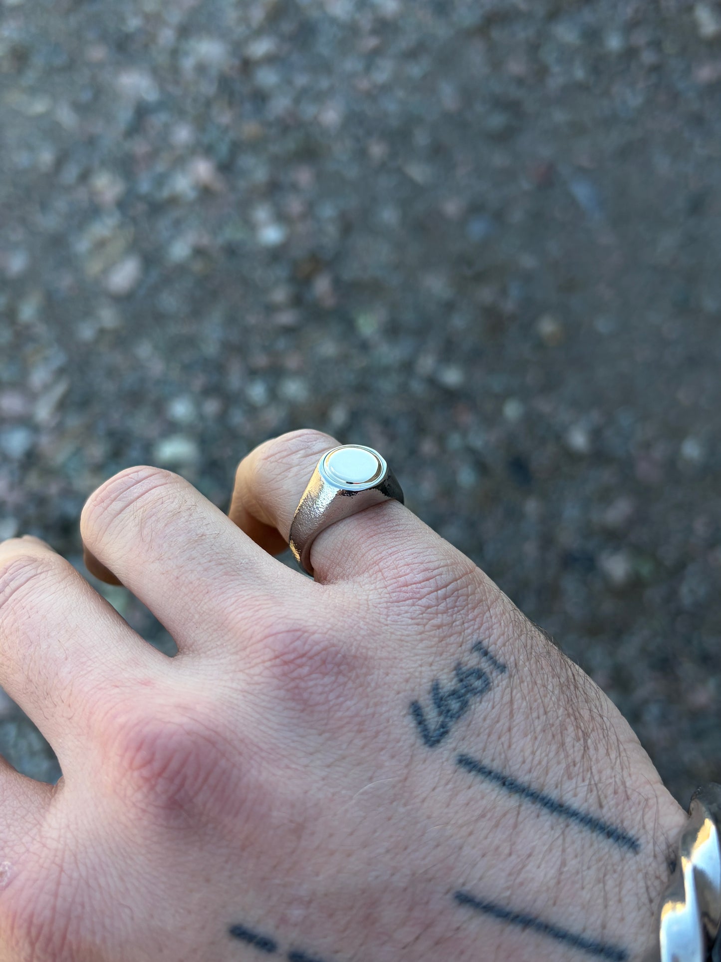 Titanium x Bronze Signet