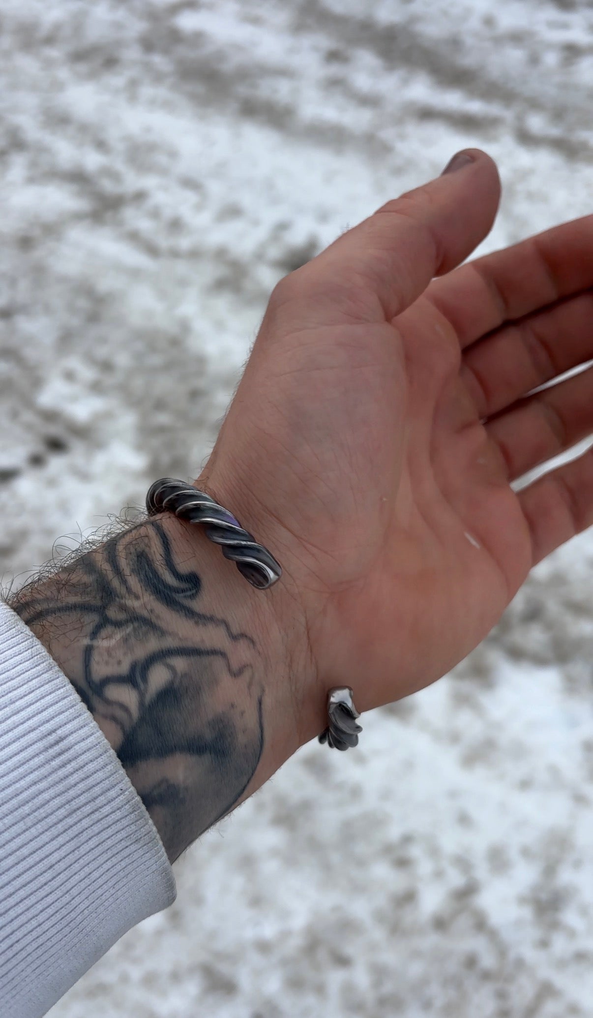 Titanium Viking Cuff