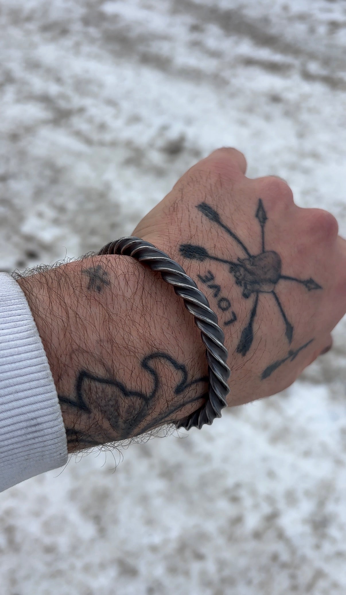 Titanium Viking Cuff